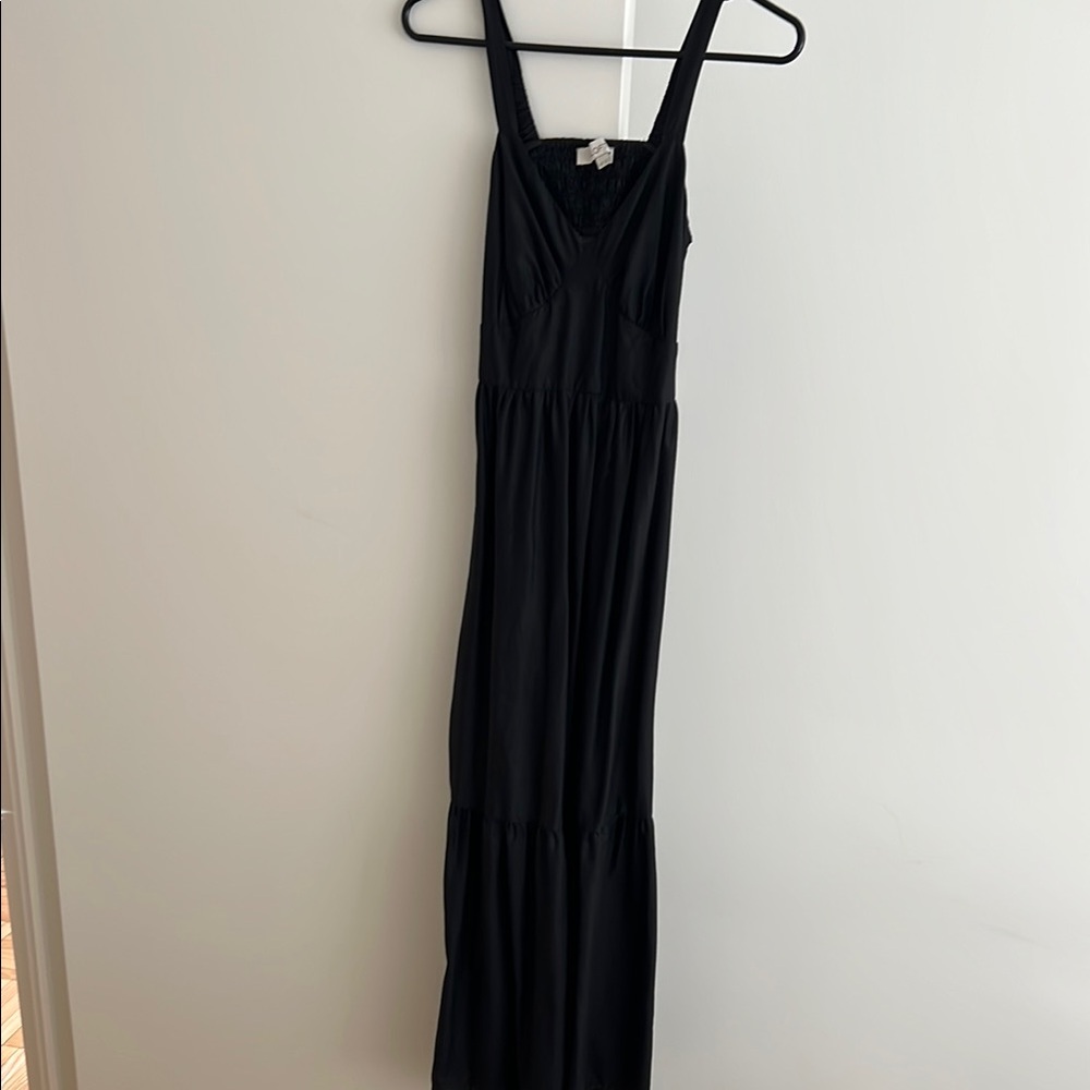 LOFT Black Maxi Dress